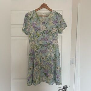 Mini floral dress